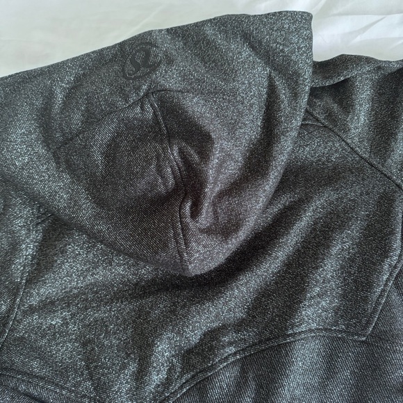 🆕 Lululemon Scuba Oversized Half Zip Hoodie Spark - Black Silver - Picture 10 of 11